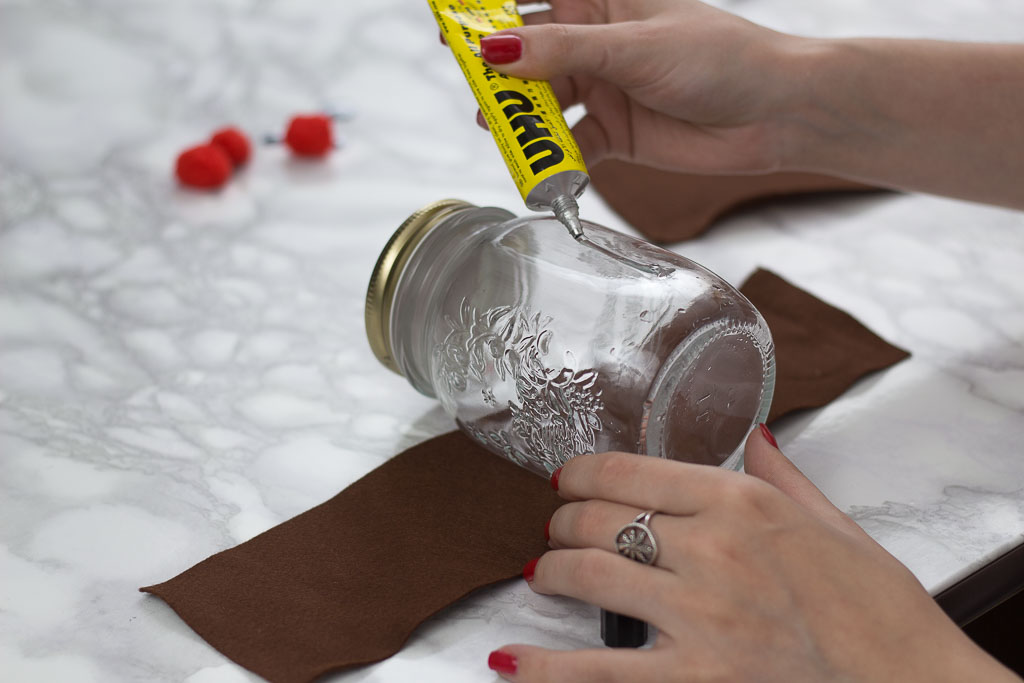 how to make a reindeer jar for christmas
